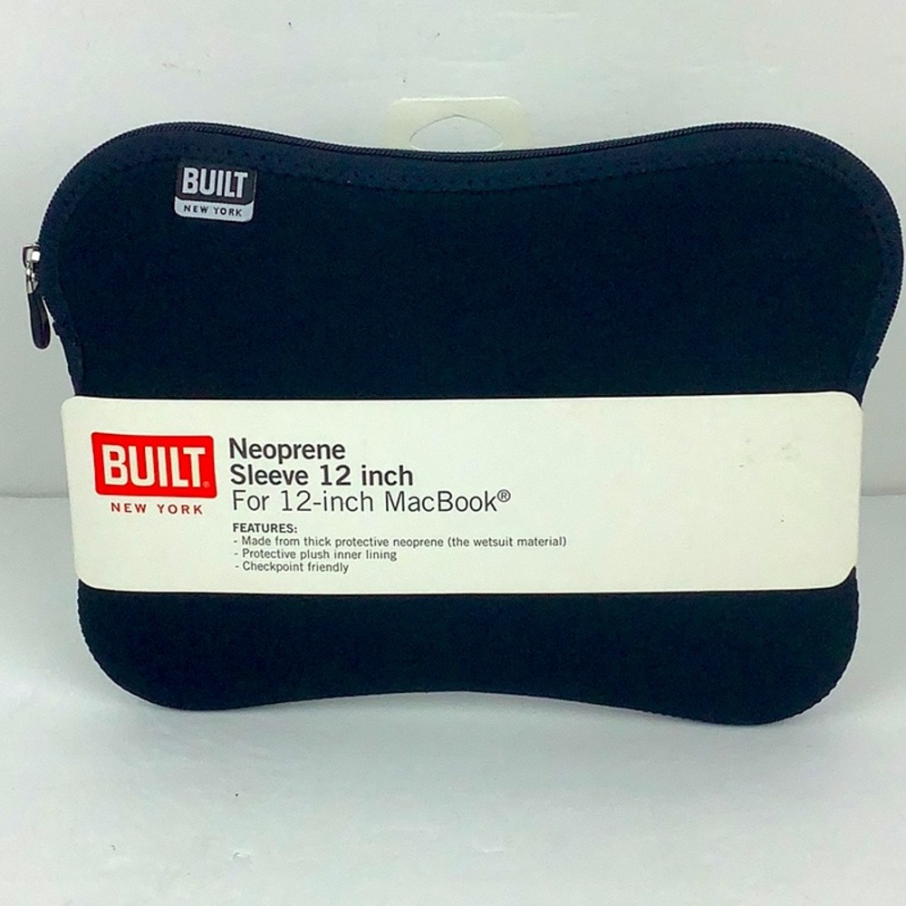 Built New York Neoprene Sleeve 12”by 8” for 12” MacBook